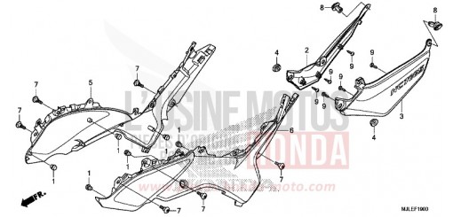 SIDE COVER NC750SE de 2014